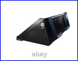 Tomahawk 72 Smooth Bucket Low Pro Quick Attach Skid Steer Free Shipping 3018