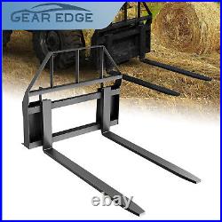 Tractor Attachment 48 Pallet Fork Frame with Quick Attach Blades 4000LBS