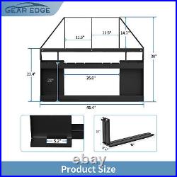 Tractor Attachment 48 Pallet Fork Frame with Quick Attach Blades 4000LBS