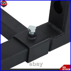 Tractor Bucket Clamp On Pallet Forks 60 2000lbs With Adjustable Stabilizer Bar