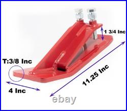 Tractor Bucket Protector Heavy Duty Bucket Protector Skid Shoes, Upgraded S