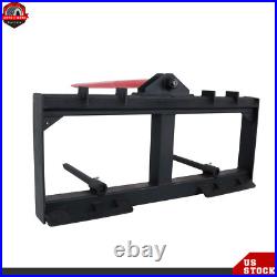 Tractor Loader Quick Tach 3000lb Heavy Duty Attach 49 Hay Bale Spear Skid Steer