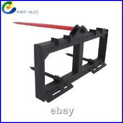 Tractor Loader Quick Tach 49 Hay Bale Spear Skid Steer 3000lb Heavy Duty Attach