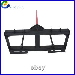 Tractor Loader Quick Tach 49 Hay Bale Spear Skid Steer 3000lb Heavy Duty Attach