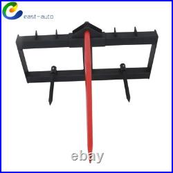 Tractor Loader Quick Tach 49 Hay Bale Spear Skid Steer 3000lb Heavy Duty Attach