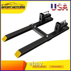 Tractor Pallet Forks Skid Steer Loaders Witho WithStabilizer Barizer Bar 1500/4000lb