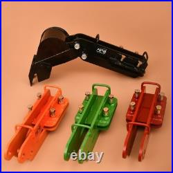 Trenching attachment for tractor front loader, skid steer, mini excavator