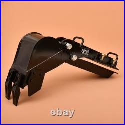 Trenching attachment for tractor front loader, skid steer, mini excavator