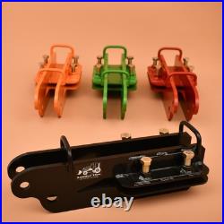 Trenching attachment for tractor front loader, skid steer, mini excavator