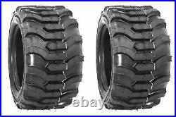 Two 18X8.50-10 Lawn Tractor Tires Lug R-4 R4 PAIR 18x8.5-10 Loader Skid