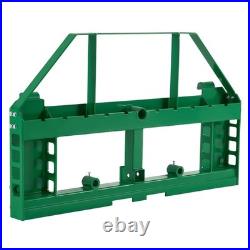 Uimoso Pallet Fork Frame 4000 lbs Skid Steer Attachment For John Deere Loader