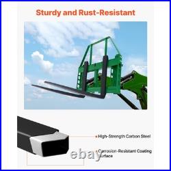 Uimoso Pallet Fork Frame 4000 lbs Skid Steer Attachment For John Deere Loader