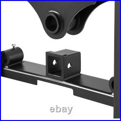 Uimoso Skid Steer Pallet Frame with Hitch Receiver & Spear Sleeves 4000 lbs