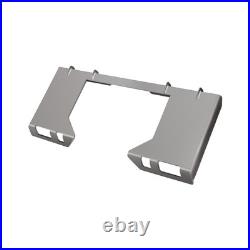 Universal 3/8,1/2 Skid Steer Quick Attach Plate Compatible withTractors, Loaders