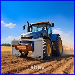 Universal 3/8,1/2 Skid Steer Quick Attach Plate Compatible withTractors, Loaders