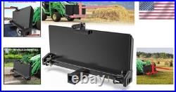 Universal 3 Point Adapter Plate with 2 Hitch Receiver Adjustable Width 8-43