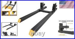 Universal 60 Pallet Forks for Tractors 2000 lbs Lift Capacity, Durable Steel