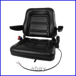 Universal Forklift Seat for Tractor Excavator Skid Loader Backhoe Dozer Slidable