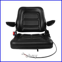 Universal Forklift Seat for Tractor Excavator Skid Loader Backhoe Dozer Slidable