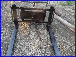 Universal Pallet Fork Attachment for Tractor Skid Steer Loader