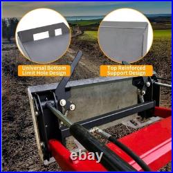 Universal Quick Attach Plate for Kubota & Bobcat Skid Steers