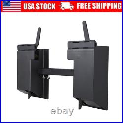 Universal Skid Steer Quick Tach Conversion Adapter Mount Plate Attach 4000 LBS