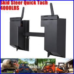Universal Skid Steer Quick Tach Conversion Adapter Plate Attachment For Tractor