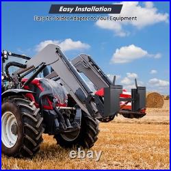 Universal Skid Steer Quick Tach Conversion Adapter Plate Attachment For Tractor