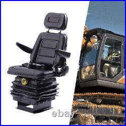 Universal Suspension Forklift Seat For Tractor Excavator Skid New