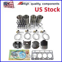 V1903 Overhaul Rebuild Kit for Kubota Engine 3710HST Bobcat Loader 751 US