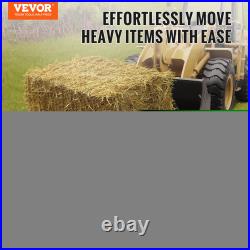 VEVOR 2000/4000 LBS Clamp on Pallet Forks Tractor Bucket Forks 43/60