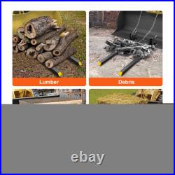 VEVOR 2000/4000 LBS Clamp on Pallet Forks Tractor Bucket Forks 43/60