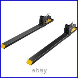 VEVOR 2000/4000 LBS Clamp on Pallet Forks Tractor Bucket Forks 43/60