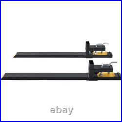 VEVOR 2000/4000 LBS Clamp on Pallet Forks Tractor Bucket Forks 43/60