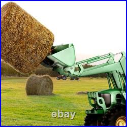 VEVOR 39 Hay Spear Bale Spear Skid Steer Loader Tractor Bucket Attachment