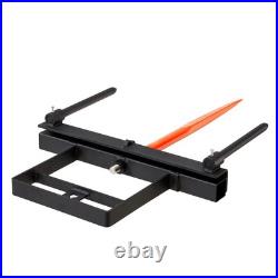 VEVOR 39 Hay Spear Bale Spear Skid Steer Loader Tractor Bucket Attachment
