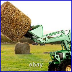 VEVOR 49 Hay Bale Spear Universal Skid Steer Loader Tractor Bucket Attachment