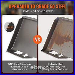 VEVOR 5/16 Skid Steer Attachment Plate Skid Steer Mount Quick Attach Plate