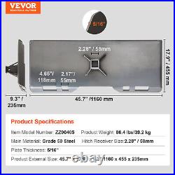 VEVOR 5/16 Skid Steer Attachment Plate Skid Steer Mount Quick Attach Plate VEVOR 5/16 Skid Steer Attachment Plate Skid Steer Mount Quick Attach Plate