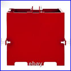 VEVOR Ballast Box for 3 Point Counterweight Category 1 Tractor Durability Hitch