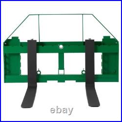 VEVOR Pallet Fork Frame Attachment with48 4000 lbs Skid Steer for JD Tractors