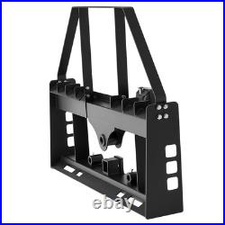 VEVOR Skid Steer Pallet Frame with Hitch Receiver & Spear Sleeves 4000 lbs