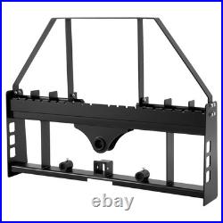 VEVOR Skid Steer Pallet Frame with Hitch Receiver & Spear Sleeves 4000 lbs