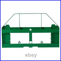 VEVOR Skid Steer Pallet Frame with Hitch Receiver & Spear Sleeves for JD Loaders