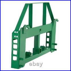 VEVOR Skid Steer Pallet Frame with Hitch Receiver & Spear Sleeves for JD Loaders