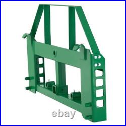 VEVOR Skid Steer Pallet Frame with Hitch Receiver & Spear Sleeves for JD Loaders