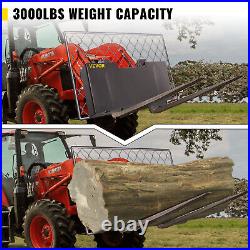 VEVOR Universal Quick Tach Skid Steer Mount Plate Adapter 3/16 Steel Loader