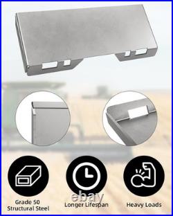 Versatile 1/4 Inch Steel Mount Plate for Skid Steer Enhance Your Equipment