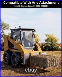 Versatile 1/4 Inch Steel Mount Plate for Skid Steer Enhance Your Equipment