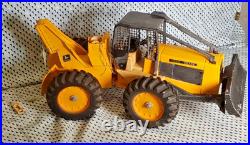 Vintage Ertl John Deere Log Skidder Skid Loader Tractor Logger Played With